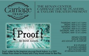 CARRIAGE HOUSE PLAYERS PRESENTS: PROOF
